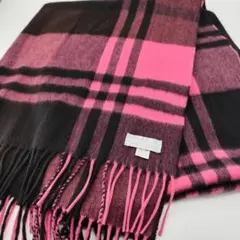 22254✨ジョシュアエリス カシミア100% 大判ストール マフラー ピンク