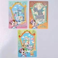 香港ディズニーランド20周年　コレクションカード　3枚セット
