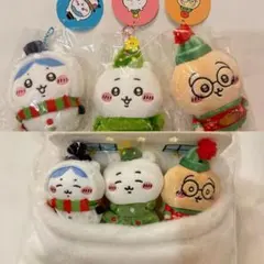 ちいかわ ハッピーホリデーなマスコット うさぎ　ハチワレ