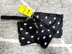 レスポートサック　ミッフィー 3連ポーチ