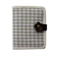 チェック柄カードケース