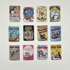 ミッキーマウス ステッカー シール 12枚セット