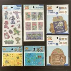 トイストーリー　6枚　Bセット　セリア　まとめ売り　タイルシール/ふわふわ/3D