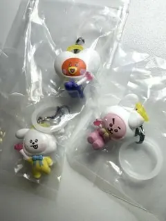 BT21 めじるしアクセサリー　エンジェルVer. 3点セット