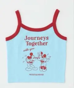 moussy×Disney ミッキー&ミニー タンクトップ Tシャツ