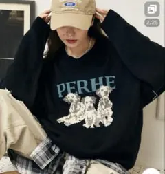 Bohemian Chop ジャガード ニット　ブラック PUBLUX