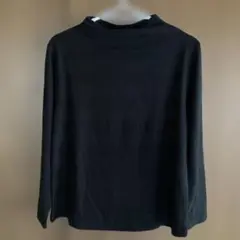 シンプル長袖ニットブラック LL未使用品