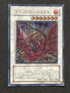 【準美品】遊戯王　ブラック・ローズ・ドラゴン レリーフ