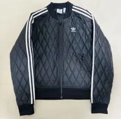 adidas キルティングジャケット ブラックSST【松本人志さん着用モデル】