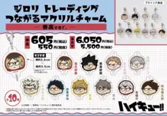 ハイキュージロリ トレーディングつながるアクリルチャーム 灰羽リエーフ