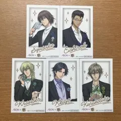 新テニスの王子様　イオン　チェキ風描きおろしカード5枚コンプセット