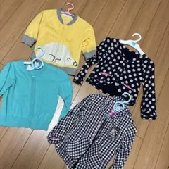 カーディガン、パーカー　4点セット　80 90 100