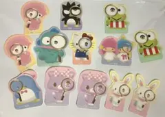 サンリオ　ナムコ限定キャラクターシールセット　キティ　ハンギョドン　バツ丸