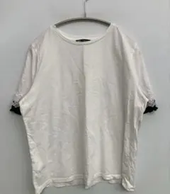 ZARA ホワイト 半袖Tシャツ L