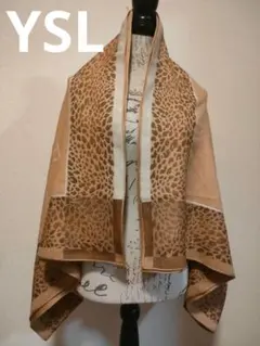 57 超美品　イヴサンローラン　ひざ掛け　大判ストール