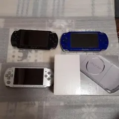 (ジャンク品)SONY PSP 本体 1000 2000 3000 3台まとめ
