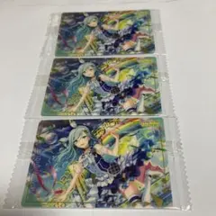 プロセカ　ウエハース　ひのもりしずくカード３枚セット