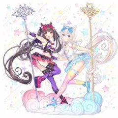 ネコぱら特大水着タペストリー2点セット ネコぱら』B2タペストリー(フレーズ&時雨/水着)Wスエード