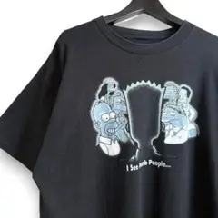 00s シンプソンズ スカル Tシャツ グローインザダーク DELTA XL - メルカリ