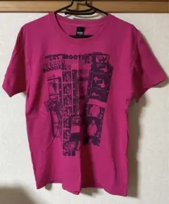 グラニフTシャツ（ショッキングピンク・プリント）