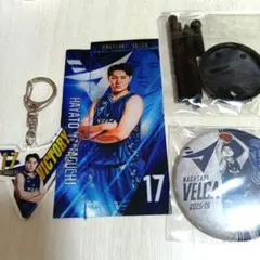 長崎ヴェルカ ミニのぼり 勝利時限定アクリルキーホルダー 缶バッジ 山口颯斗