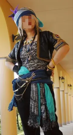ファイナルファンタジーⅥ ロック・コール コスプレ衣装 ウィッグ付き ファイナルファンタジーⅥ ロック・コール コスプレ衣装 ウィッグ付き