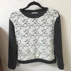 最低価格！レースのセーター