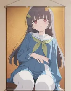 コミケ ラジアルエンジン ふーみ 髪を結う少女 ポニーテール B2 