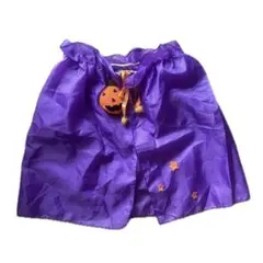 ハロウィン マント 紫 パンプキン