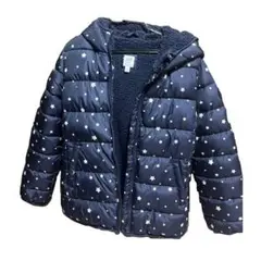 GAP キッズ ジャケット 星柄 XXL ネイビー 冬用 アウター 中綿