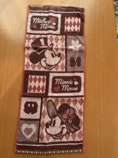 ミッキーマウス ミニーマウス フェイスタオル