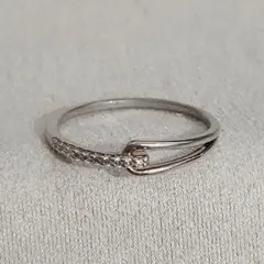 ネイルリング クロスボール クロム CH 刻印有 十字架 キーパーリング