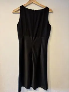 BALLSEY ノースリーブひざ丈ワンピース ブラック