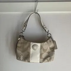 COACH 2way ショルダーバッグ ベージュ