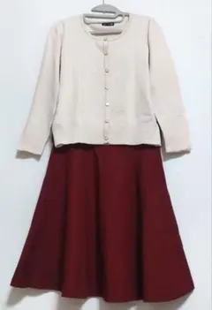 anyFAM フレアスカート カーディガン おまとめ2点セット
