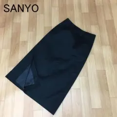SANYO サンヨー ひざ丈 タイトスカート 9AR(M)のサムネイル