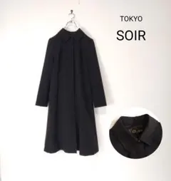 TOKYO SOIR黒 シフォン ロングカーディガン 喪服 - メルカリ