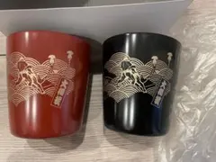 極レア品♡大相撲枡席土産 非売品　漆器湯呑みセット