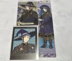 ツイステ　ウエハース　カード　ブルームバースデー　ジェイド フロイド しおり