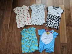 ベビー服 ロンパース　5点セット 80cm以下