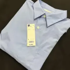ＧＵ　ブロードシャツ　Ｌ　ブルー