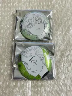 花垣 瓦城 東京リベンジャーズ マイキーマート メタリック缶バッジ