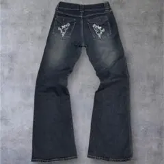 00s【archive】fade flare denim pants/Y2K