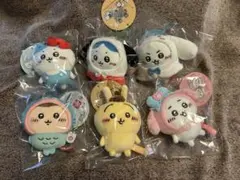 ちいかわサンリオ　プチミニマスコット　6点セット売り