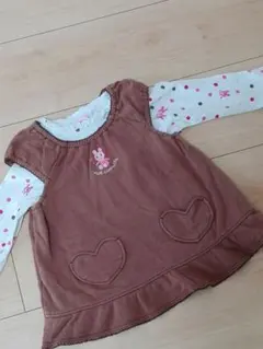 ミキハウス　ホットビスケッツ　ワンピース