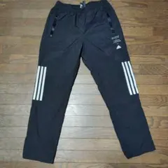 adidas ジャージパンツ M 黒 ストライプ