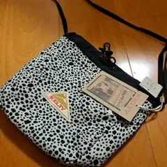 最終お値引き！KELTY ダルメシアン柄 巾着ショルダー　サマンサモスモス　新品