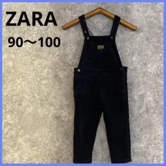 ZARA kids【90】コーデュロイ オーバーオール 18/24ヶ月　ネイビー
