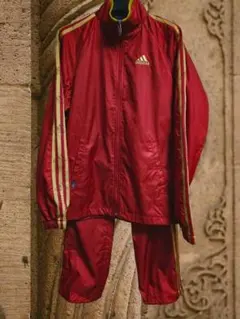 adidas ジャージ上下セット トラックジャケット メッシュ ナイロン
