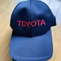 TOYOTA キャップ 帽子 ネイビー レッドのサムネイル